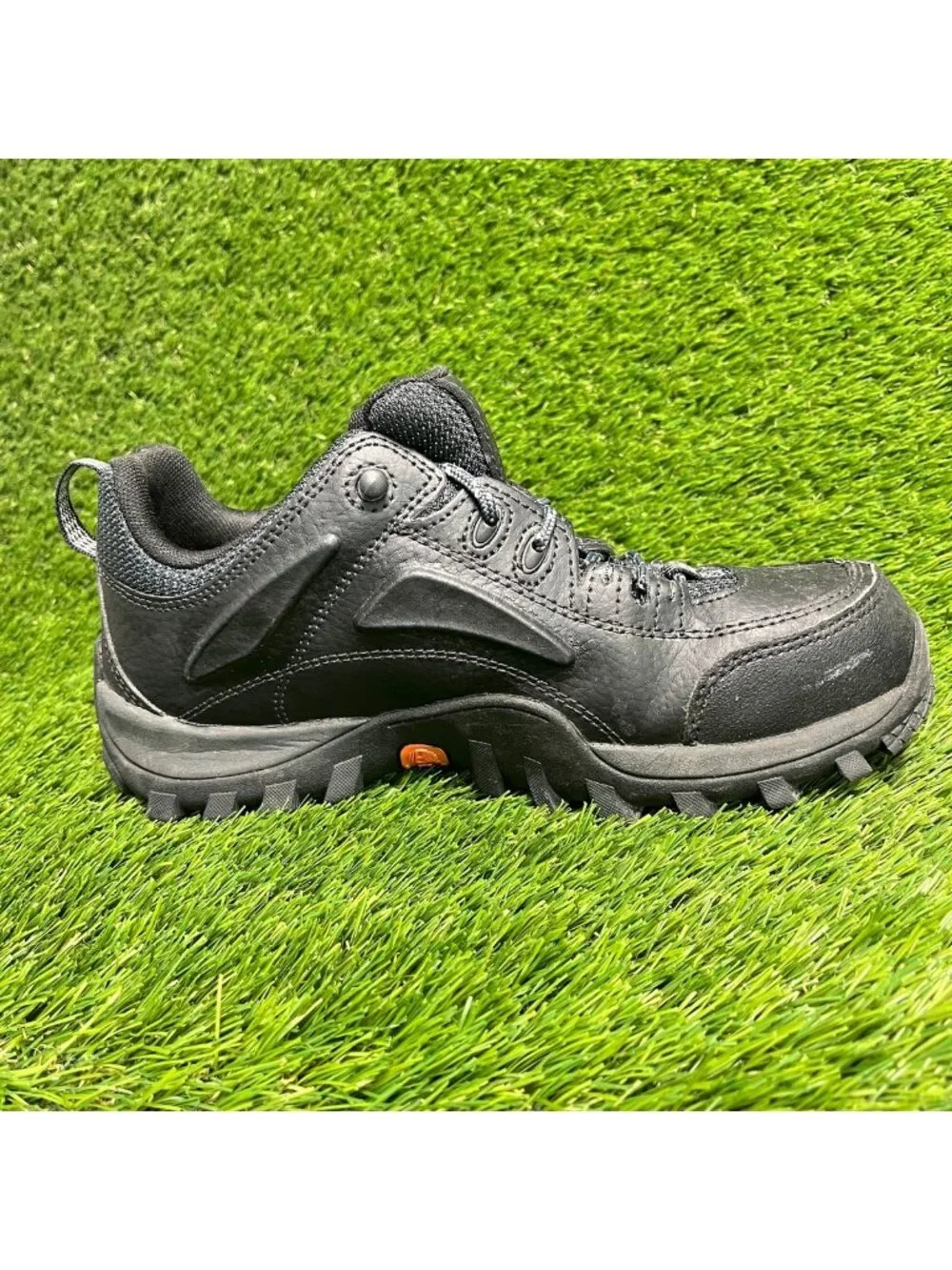 Timberland PRO Mudsill Mens Size 7.5 Black Hiker Steel Toe Safety Work Shoes